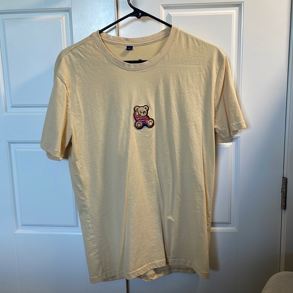 Cartoon Embroidered Tee - SMALL